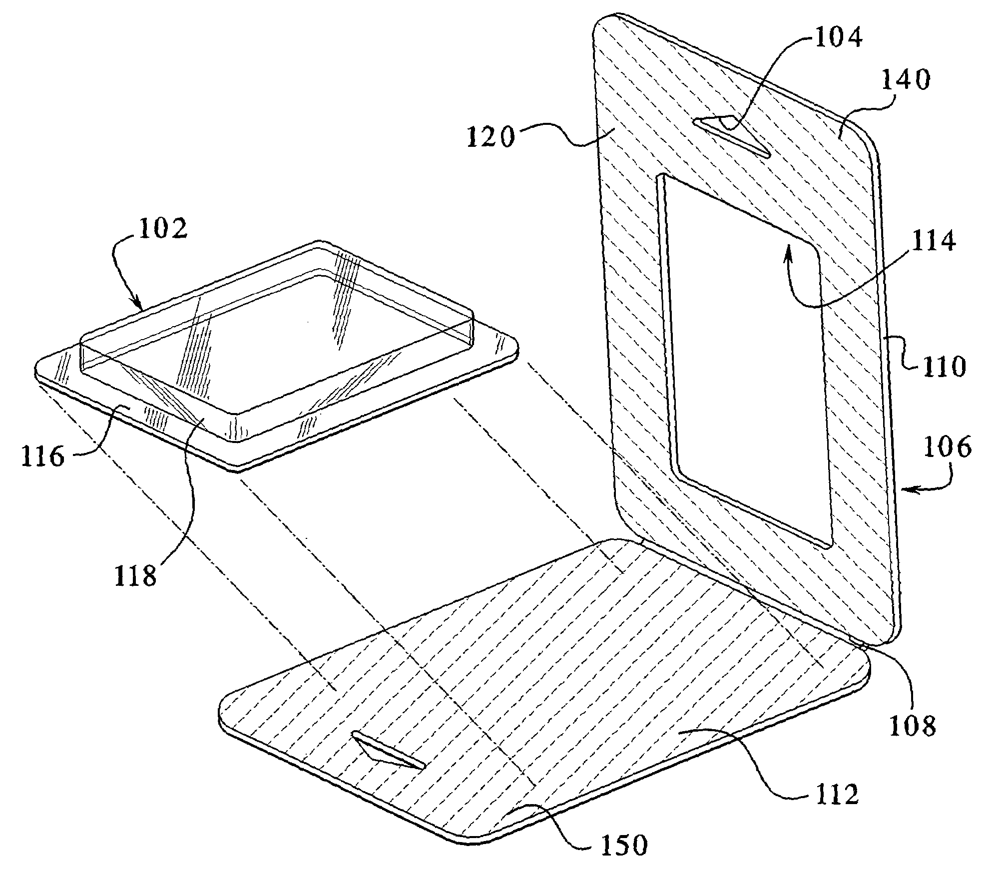 Pilfer-resistant packaging with criss-cross grain pattern