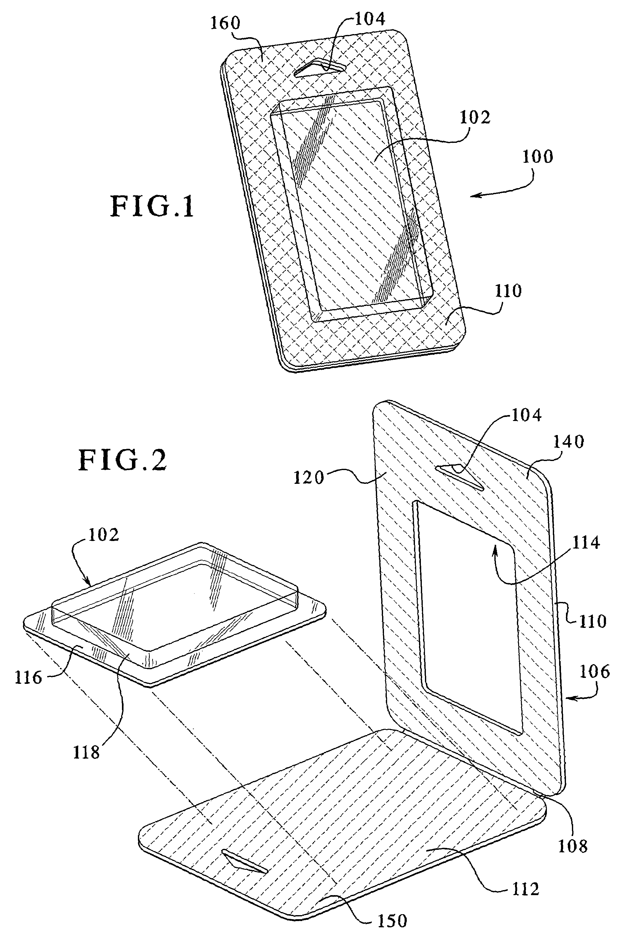 Pilfer-resistant packaging with criss-cross grain pattern