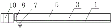 Arc-shaped plate fixed-distance conveying method for ampoules