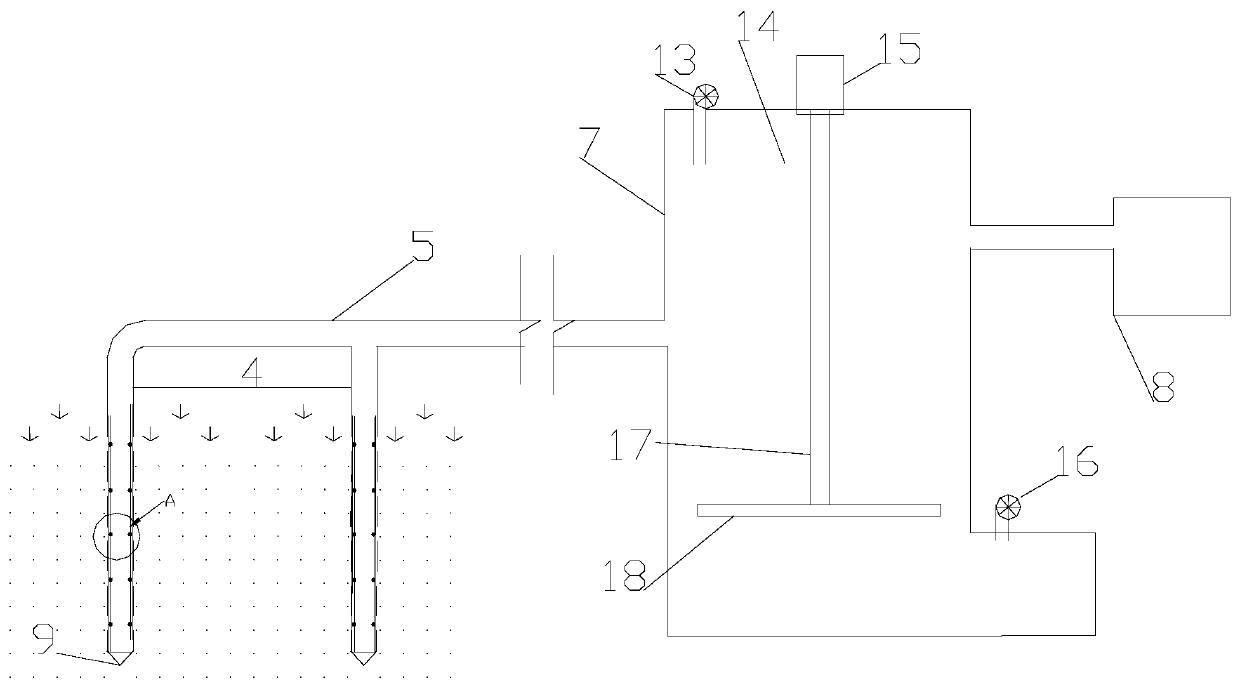 Soil heavy metal in-situ sensing monitoring, adsorption transfer and precipitation recovery system