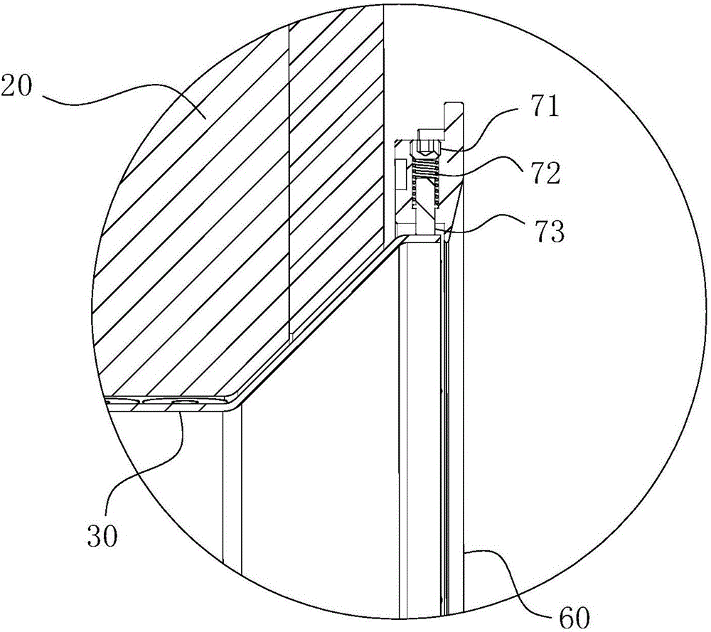 Anti-touch device used for head radiation therapeutic equipment