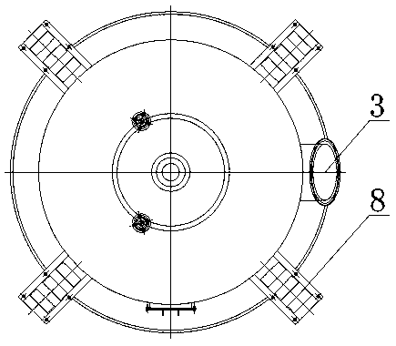 A spiral stepped fin tower for purifying vocs exhaust gas