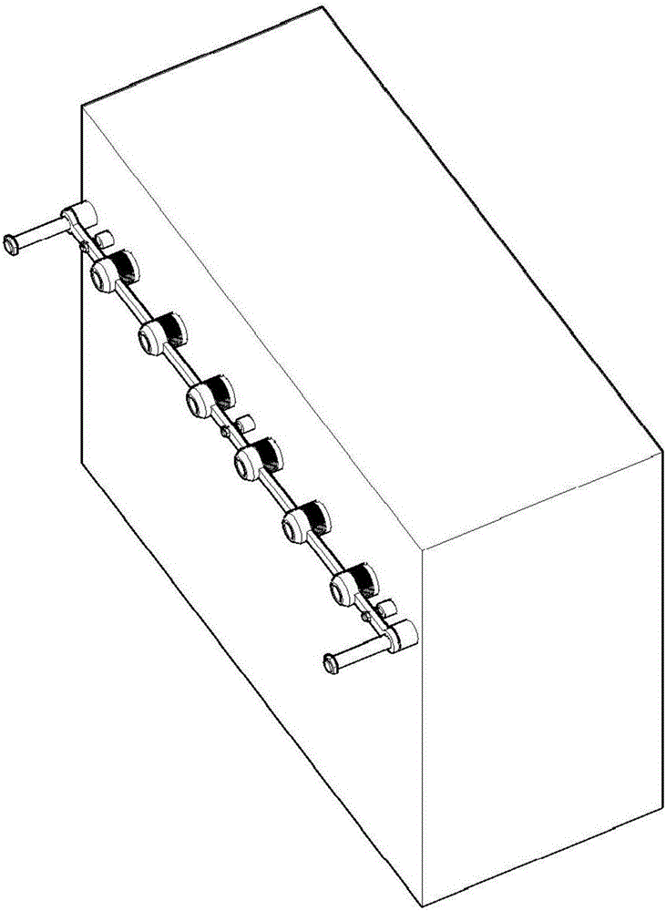 Working method of down filling machine