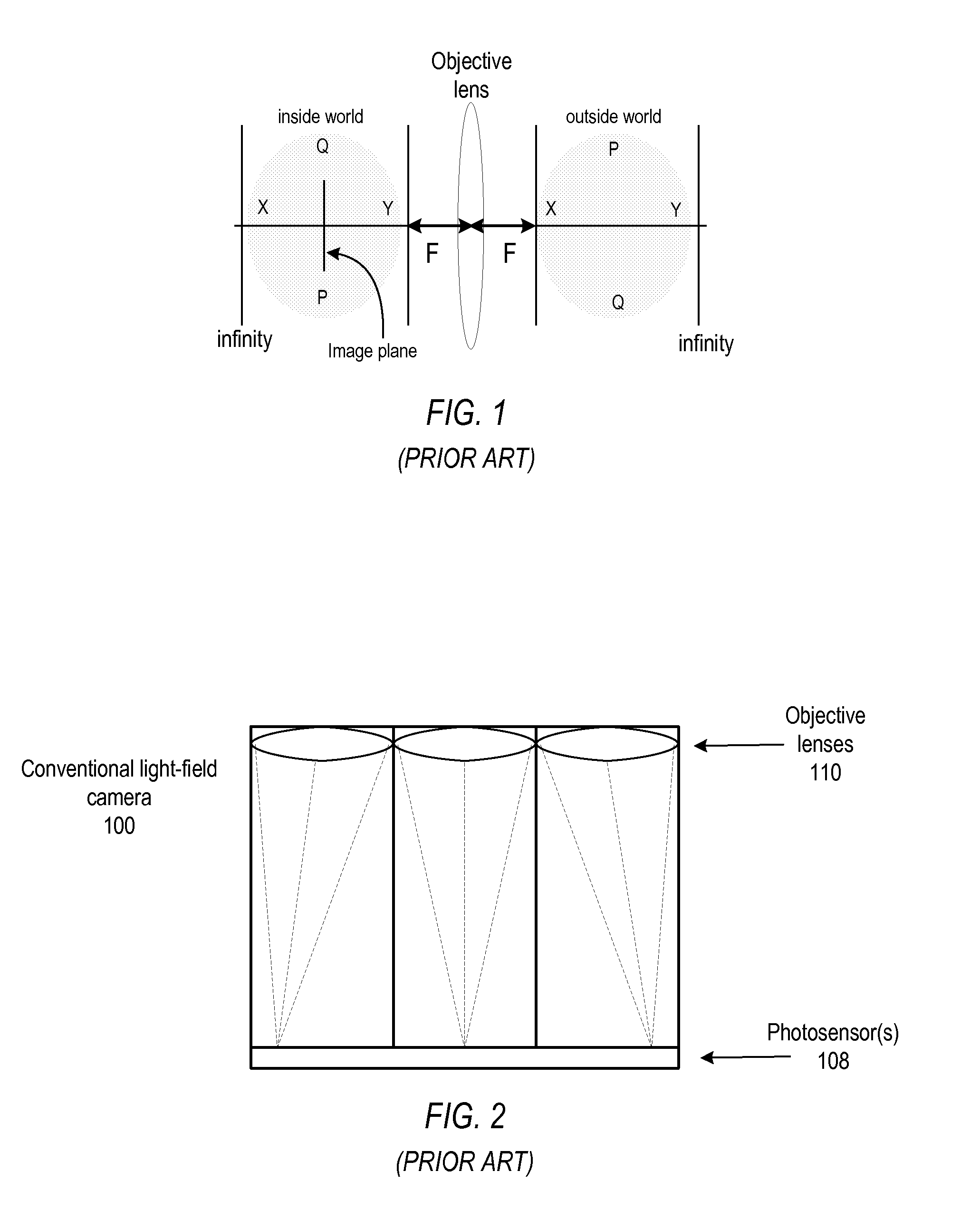 Focused Plenoptic Camera Employing Different Apertures or Filtering at Different Microlenses