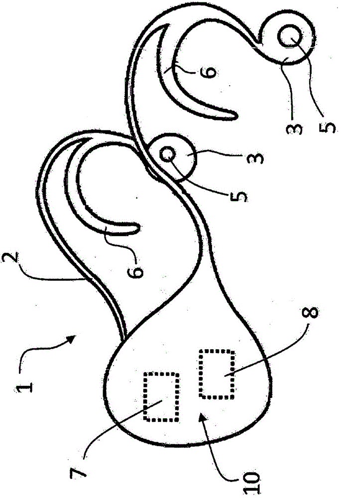 Wearable detector for the detection of parameters related to a physical activity