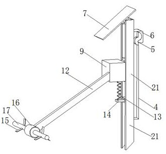 A water conservancy project based on low latitude flow to high latitude river section anti-ice flood device