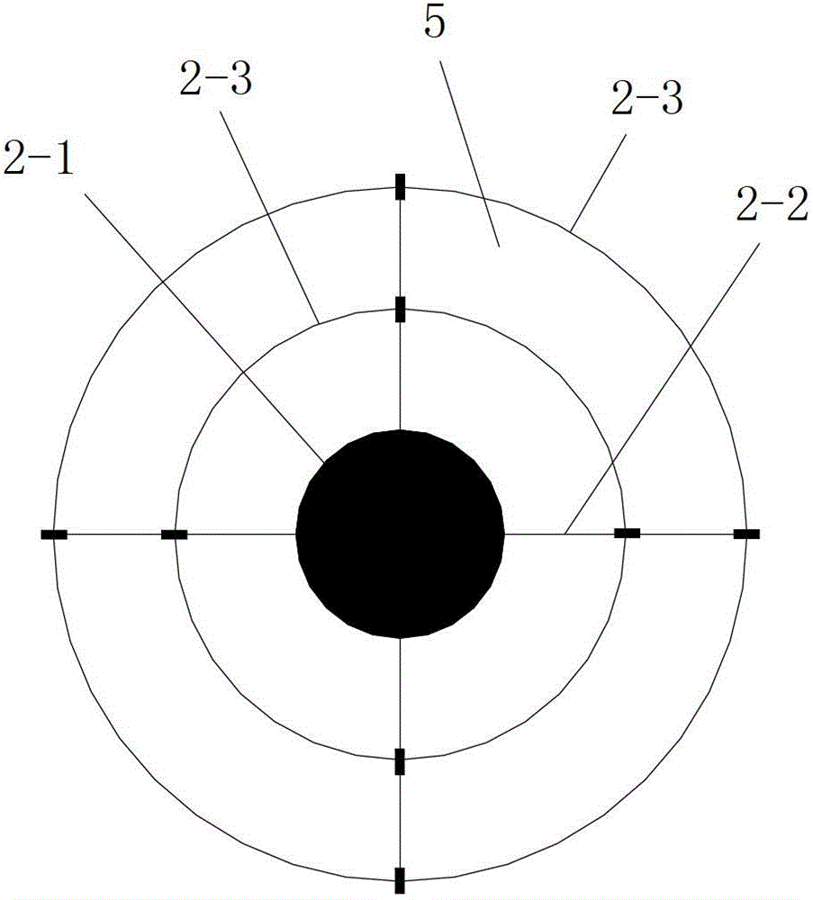 Flexible pile cap for composite foundation