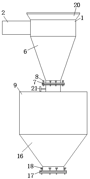 Quantitative feeder weighing device