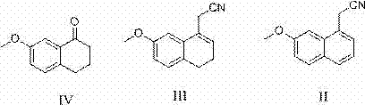 Synthetic method of 2-(7-methoxyl-1-naphthyl) ethylamine hydrochloride