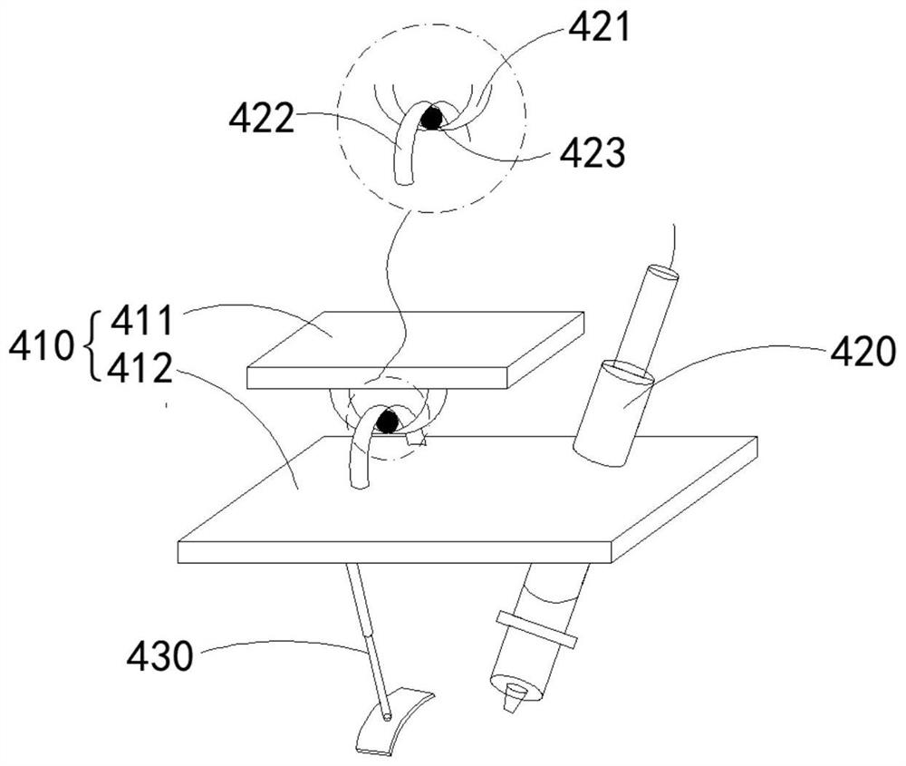 Nerve block injection device, auxiliary injection method and medical equipment