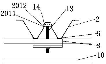 Integrated roof power generation system of building