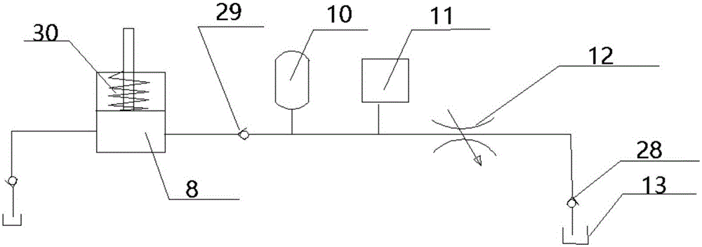 Power generation device for highway deceleration strip