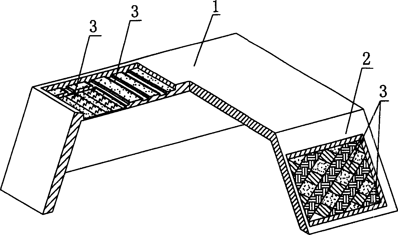 Thin-wall form for filling concrete