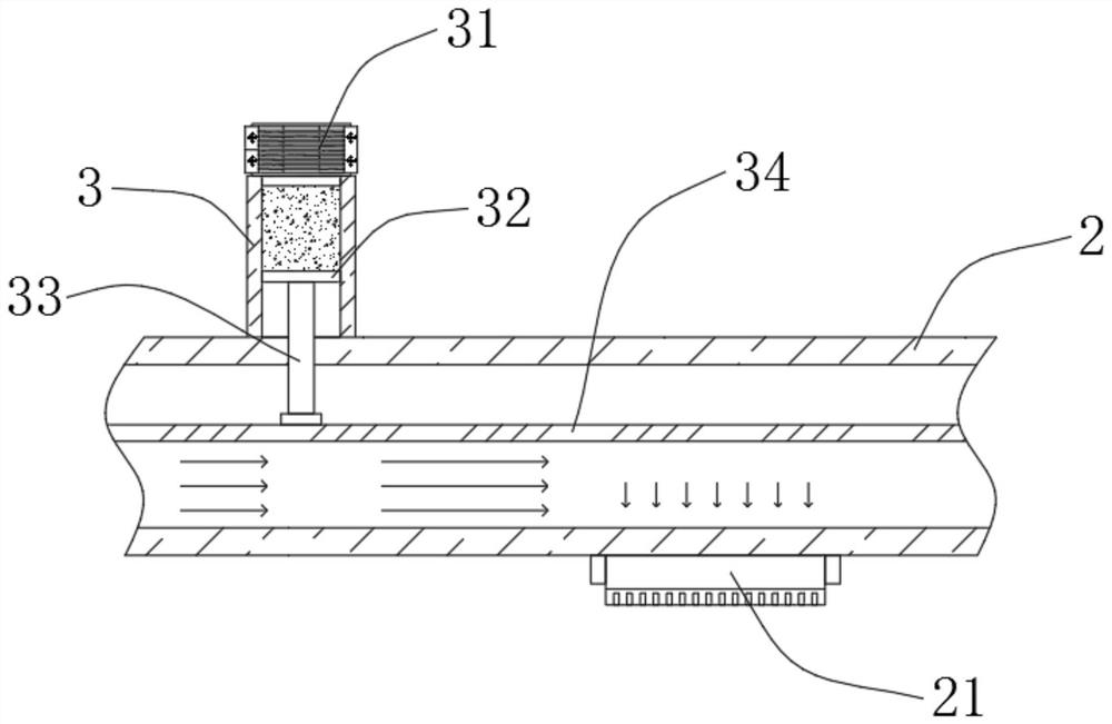 Chip packaging drying device with temperature balancing function