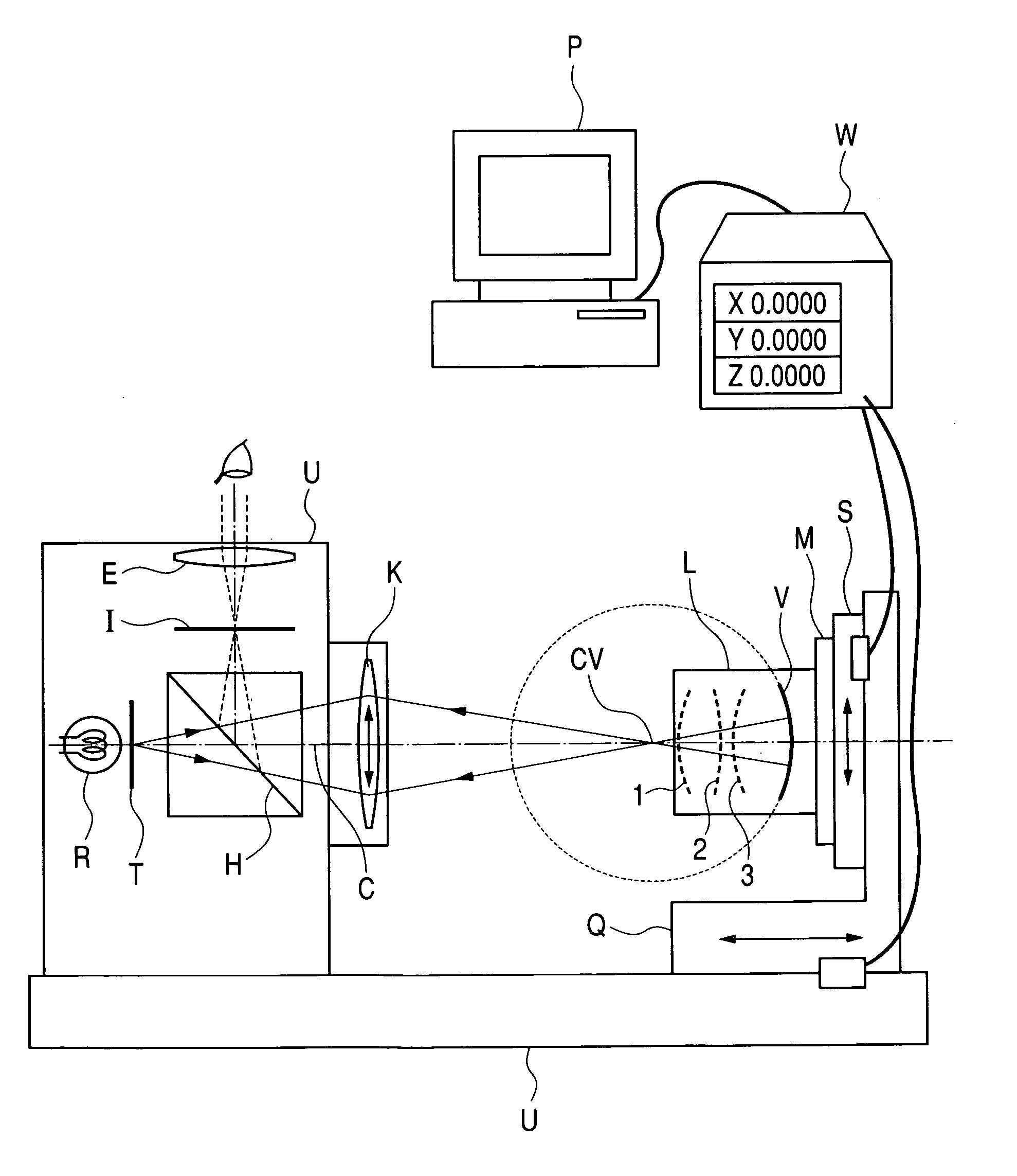 Eccentricity measuring method and eccentricity measuring apparatus