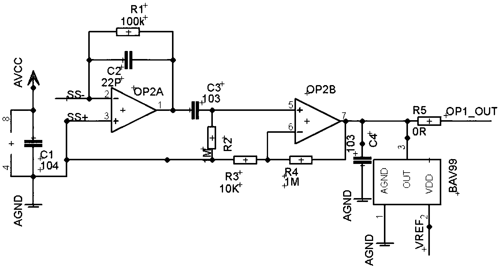 Optical receiving module of high-sensitivity fire smoke alarm