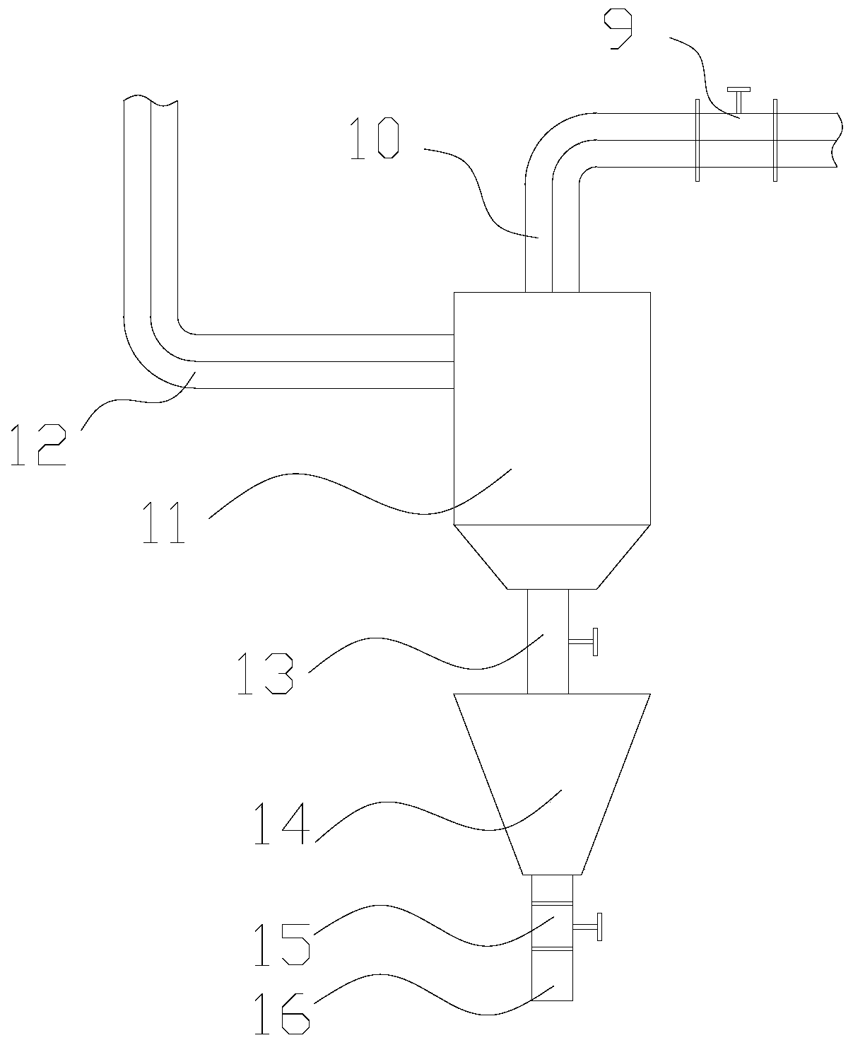 Drilling device for underground gas holes and drilling method thereof