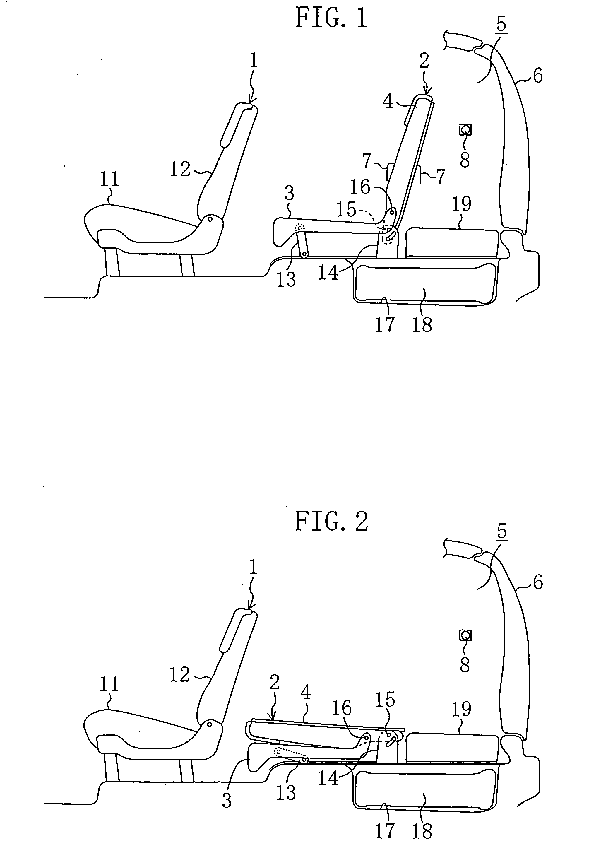 Device for vehicle seat