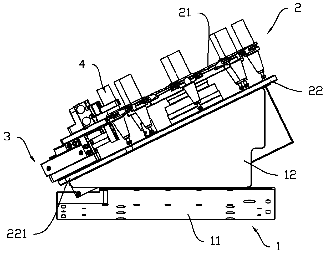 CNC machine tool plug-in tool magazine device