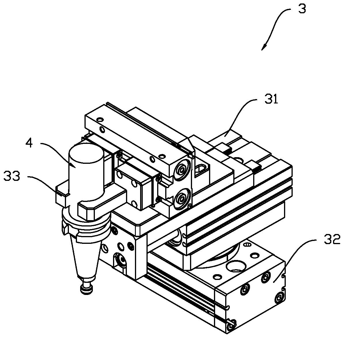 CNC machine tool plug-in tool magazine device