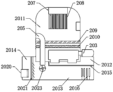 Comprehensive sewage purifying treatment equipment for environmental engineering