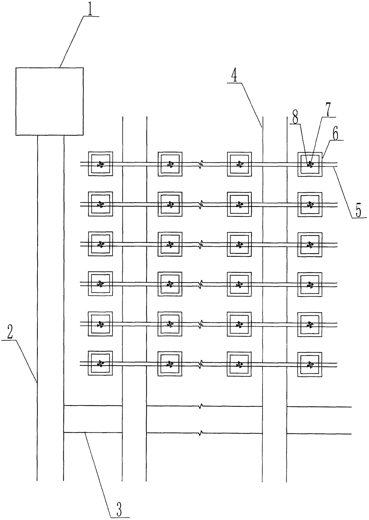 Novel water-saving technology for underground irrigation and seepage of farmland