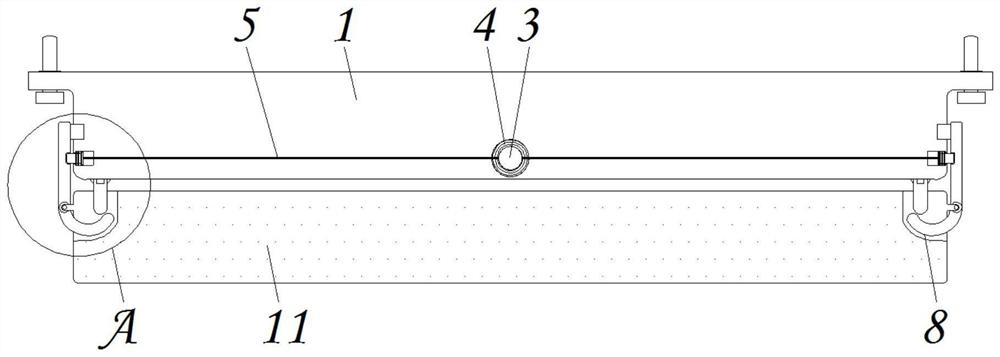 Anti-falling roadway lighting equipment with wide application range for coal mine treatment