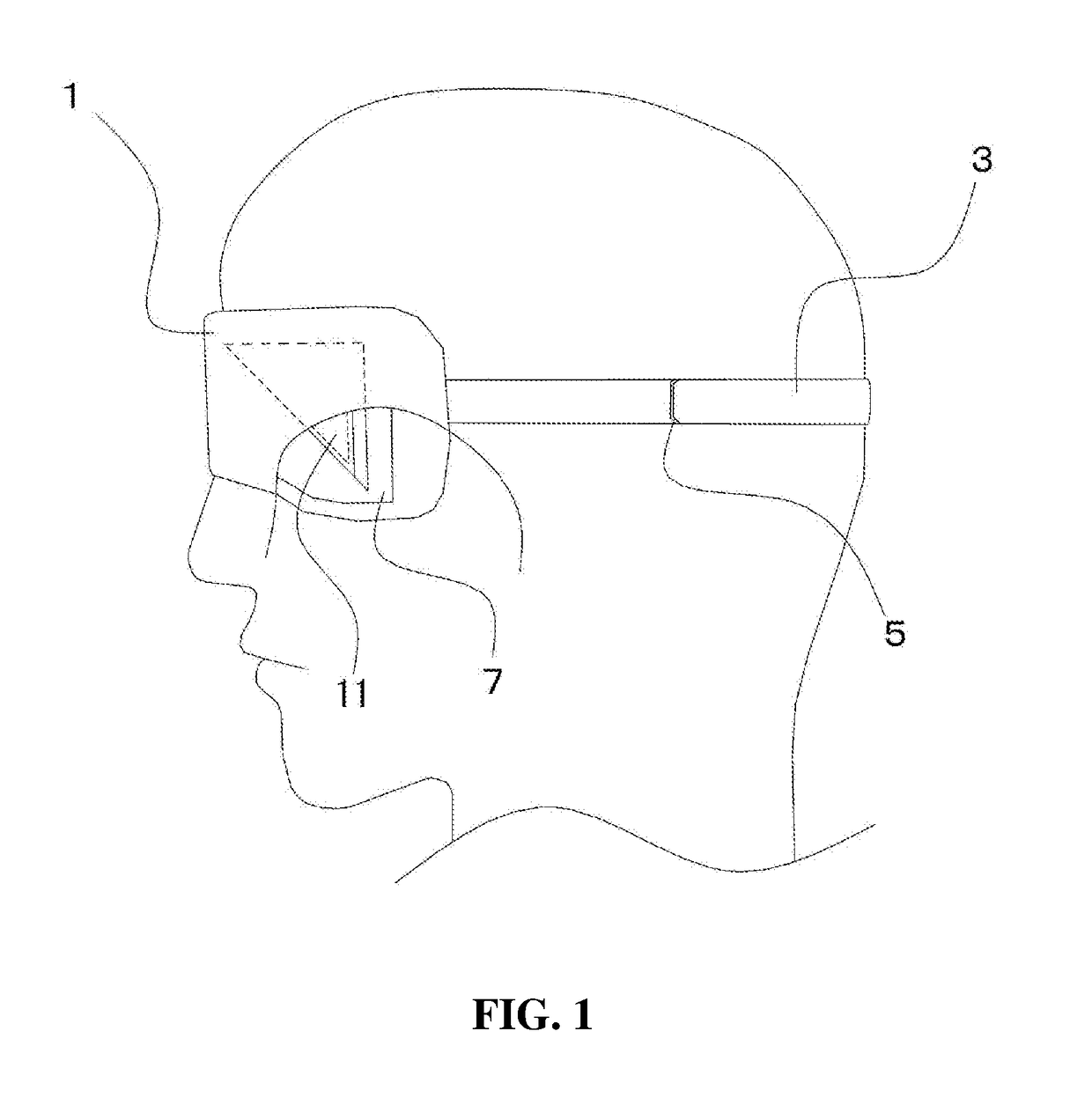 Eye mask-type hydrogen supply device