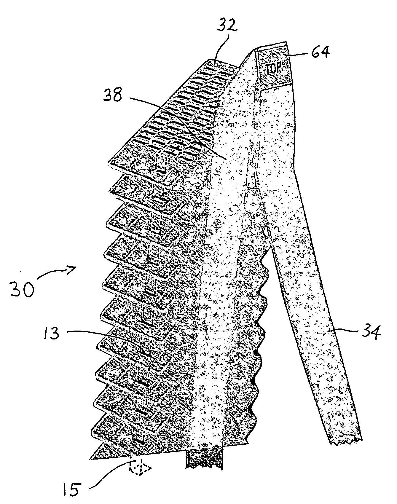 Unitary assembly of biological specimen support articles, and apparatus for dispensing individual biological specimen support articles therefrom