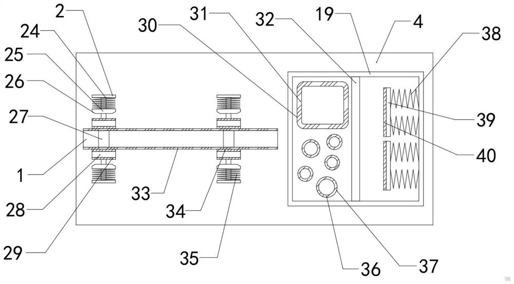 Practical training device for electromechanical major teaching