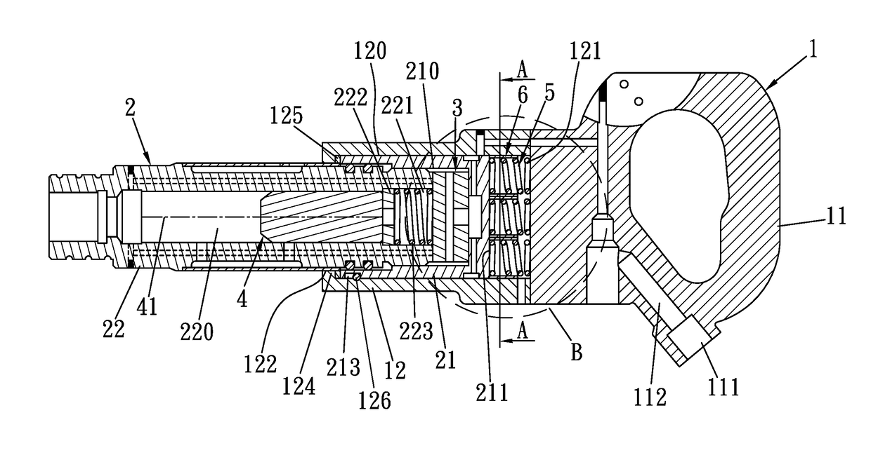 Shock Absorption Device for Pneumatic Tool