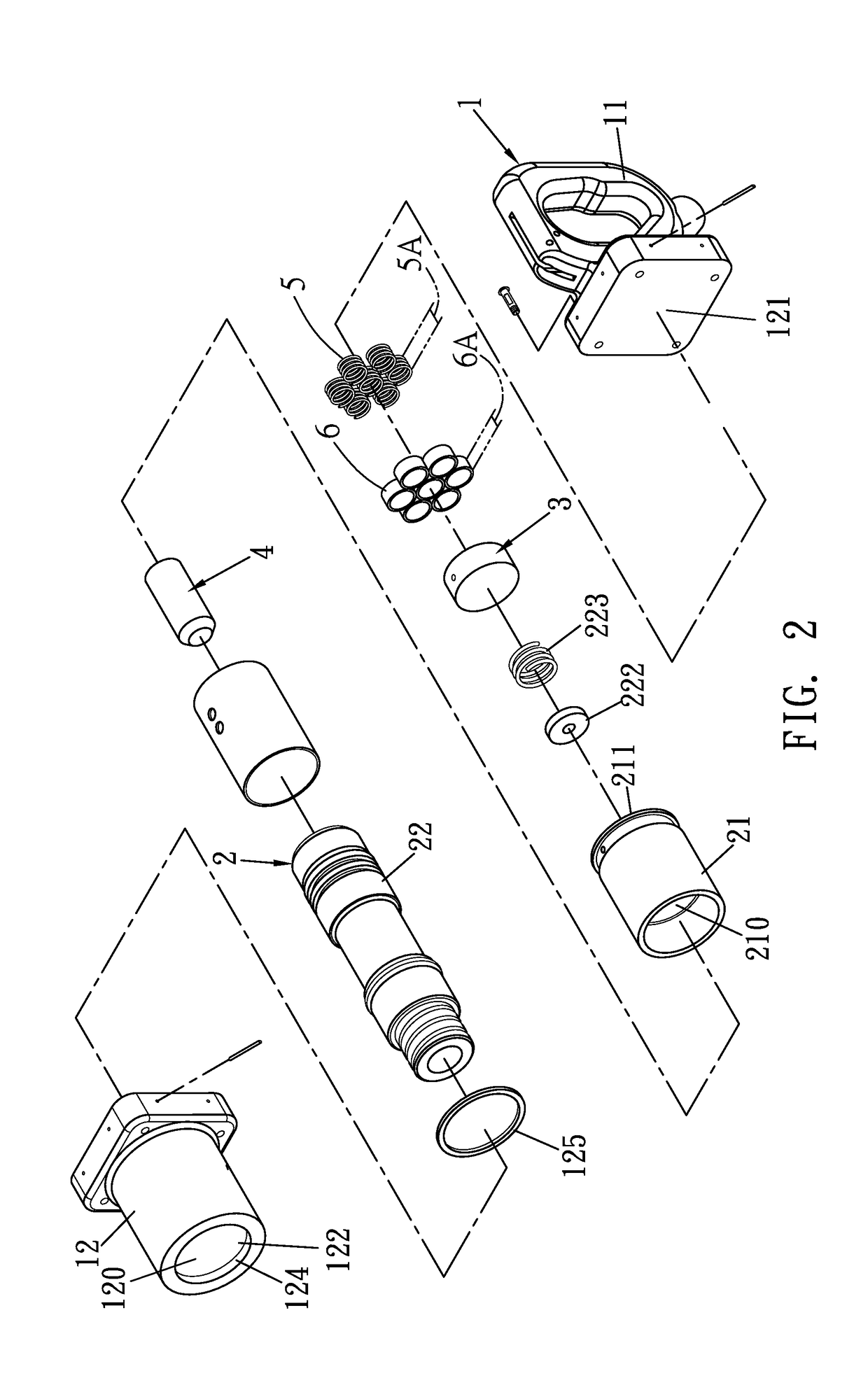 Shock Absorption Device for Pneumatic Tool