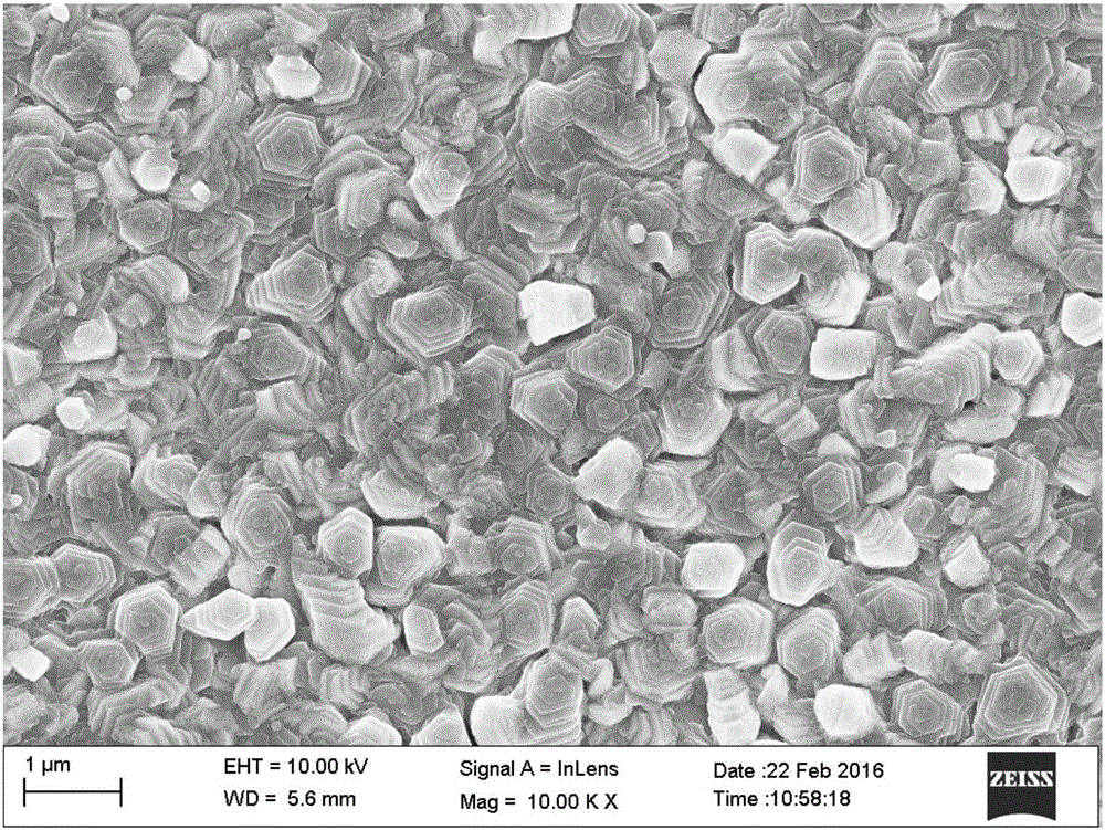 Method for preparing hexagonal spiral morphology bismuth telluride thermoelectric thin film