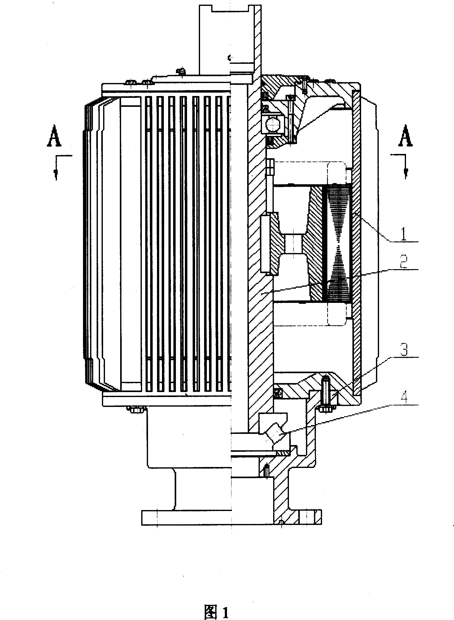 Direct drive permanent magnet synchronous motor for screw pump