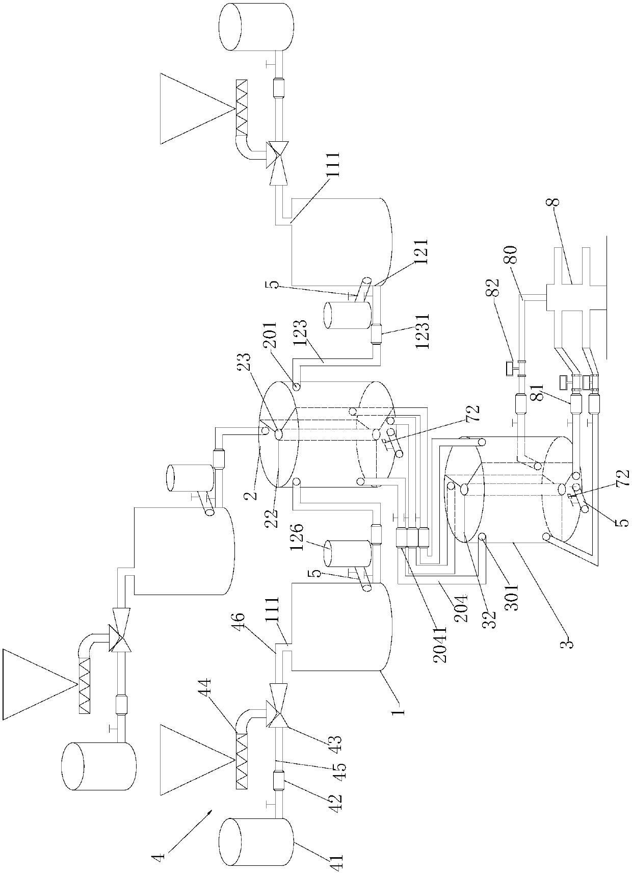 Polymer-surfactant solution ground injection system applicable to mine field and its injection method