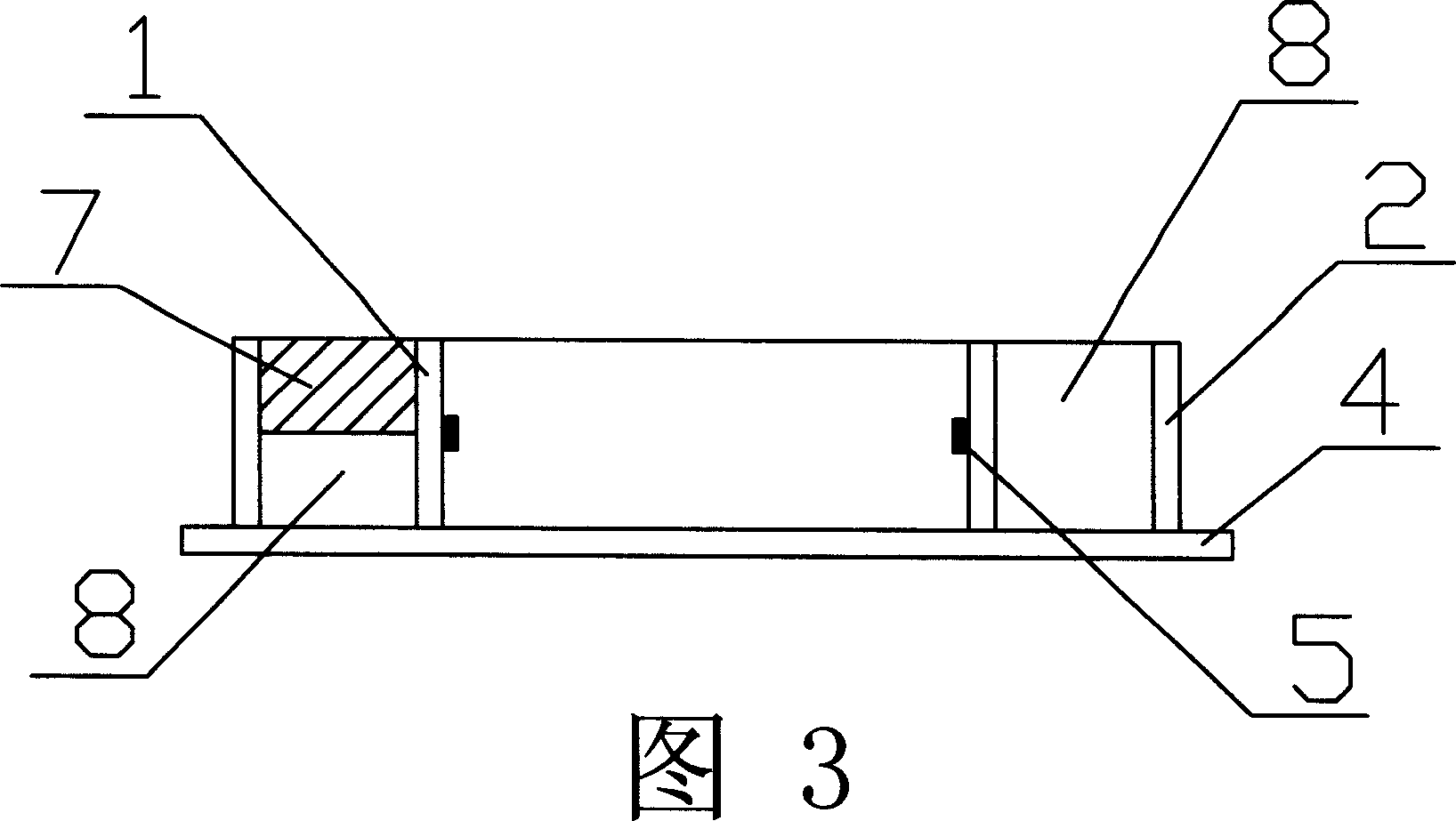 Cement base material anticracking testing device and testing method thereof