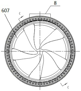 Combined contra-rotating paddle electric propulsion system