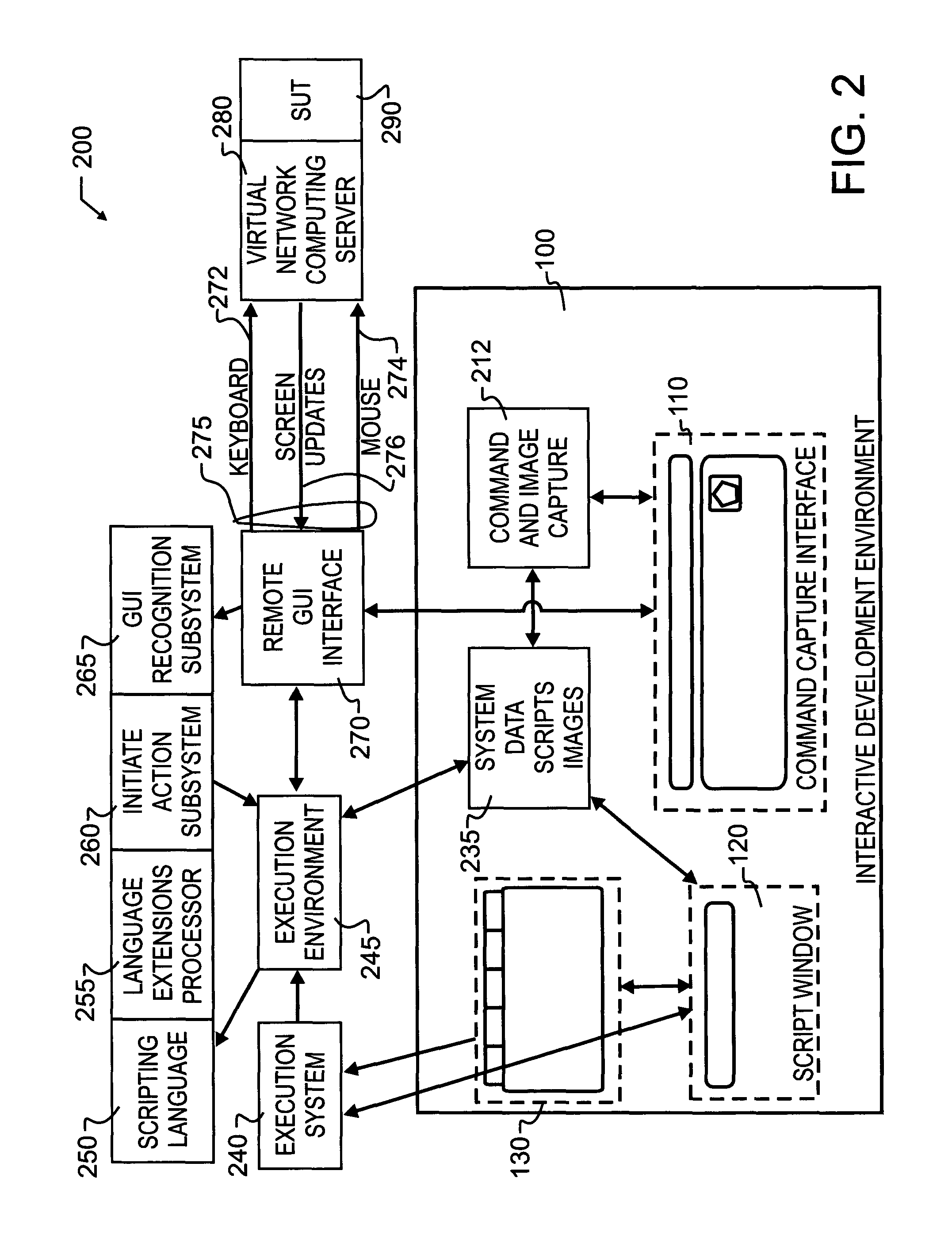 Method for monitoring a graphical user interface on a second computer display from a first computer