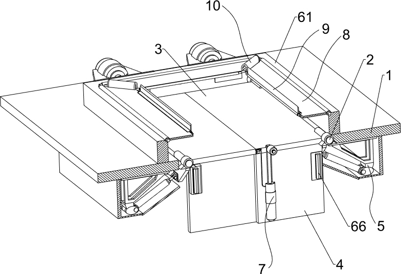 Hatch coaming structure of ultra-large container ship