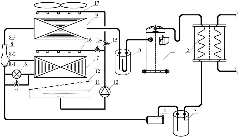 Efficient solution defrosting air source heat pump water heater unit