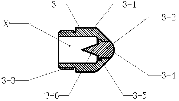 Plasma torch of double-stage nozzle structure