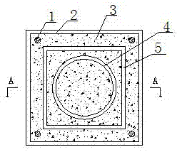 SMC-FRP-concrete combination column