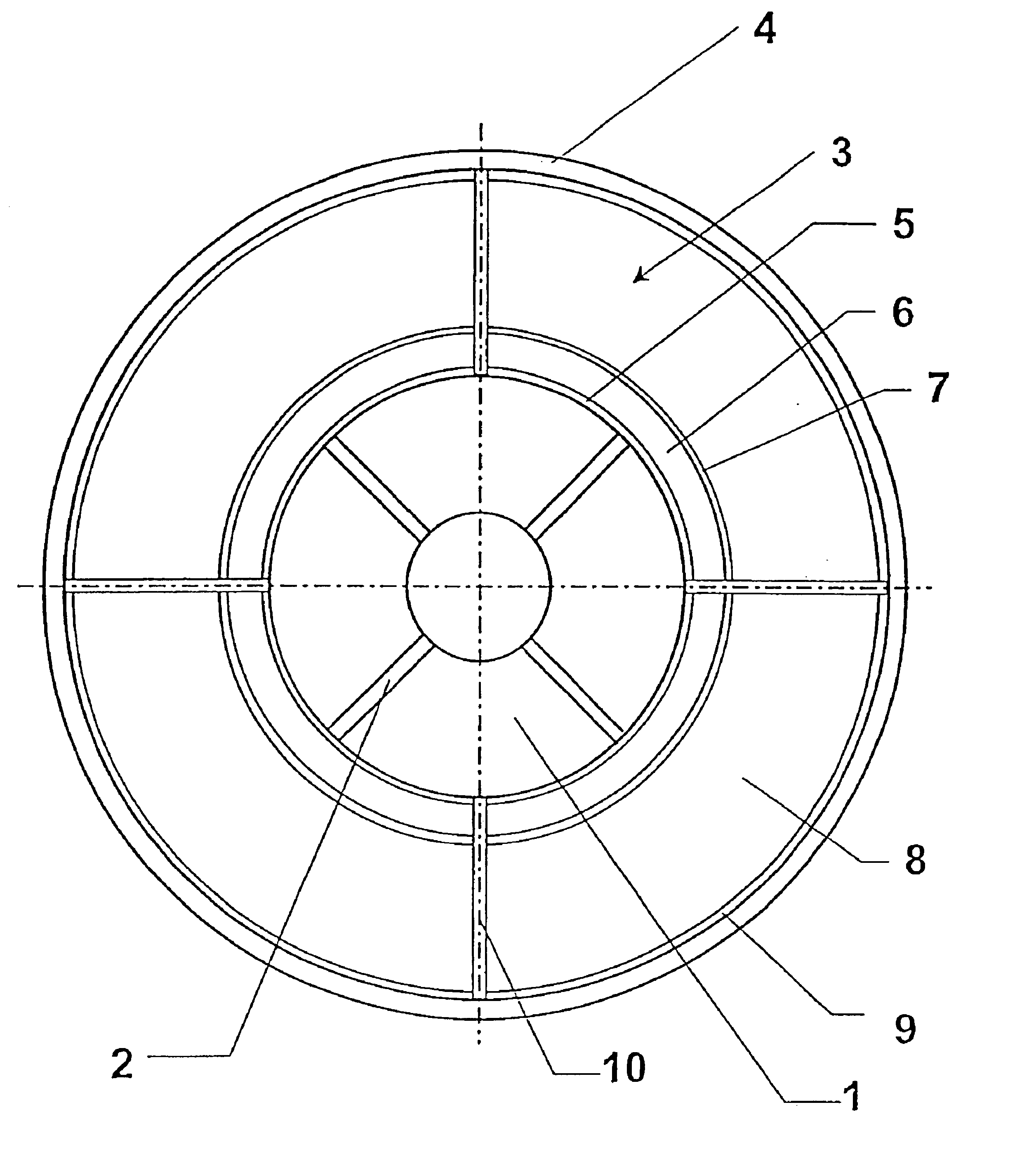 Offset printing machine having intermediate sleeve fitted to core cylinder using compressed air