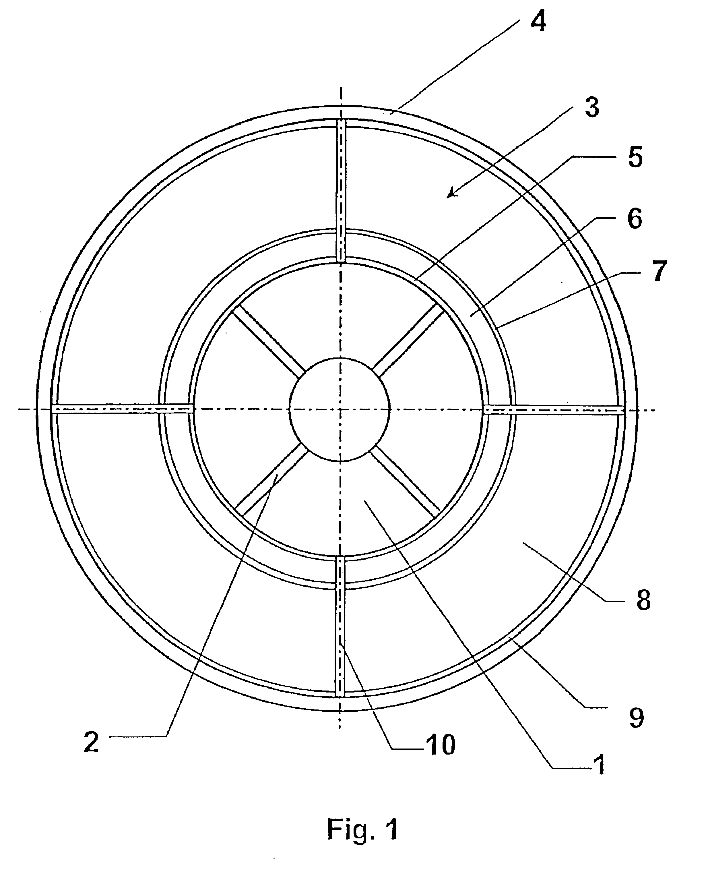 Offset printing machine having intermediate sleeve fitted to core cylinder using compressed air