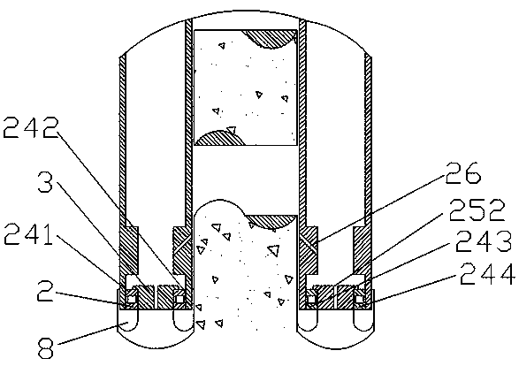 A continuous sampling device and sampling method for marine natural gas hydrate