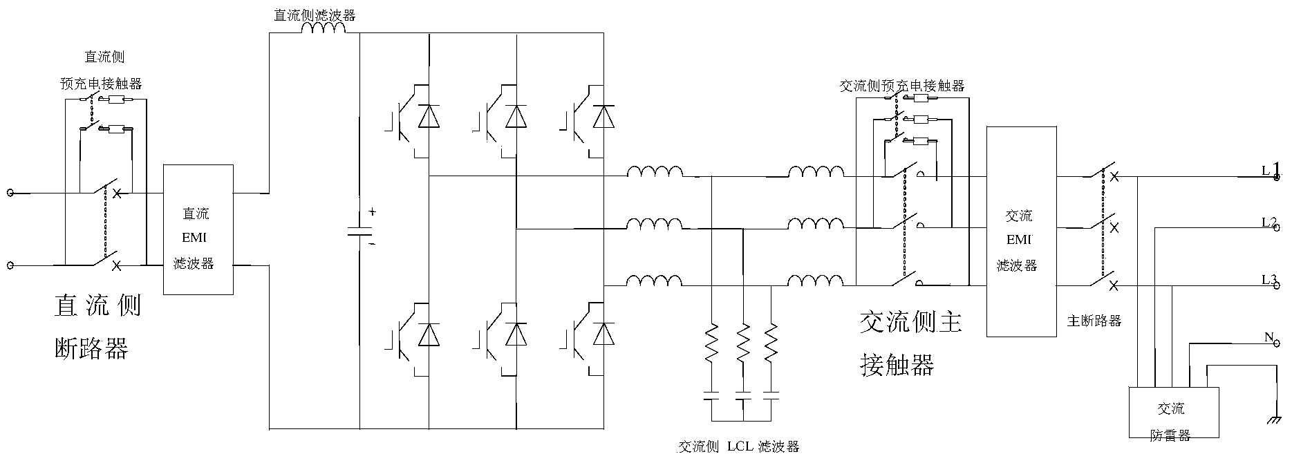 Energy storage converter and battery energy storage system of energy storage converter