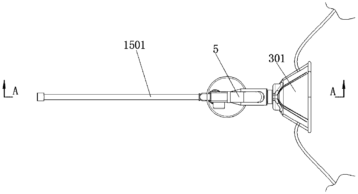 Aerosol collection and disinfection integrated device suitable for atomization of novel coronavirus patient