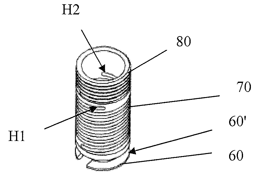 Machined Spring With Integral Retainer For Closed Cycle Cryogenic Coolers