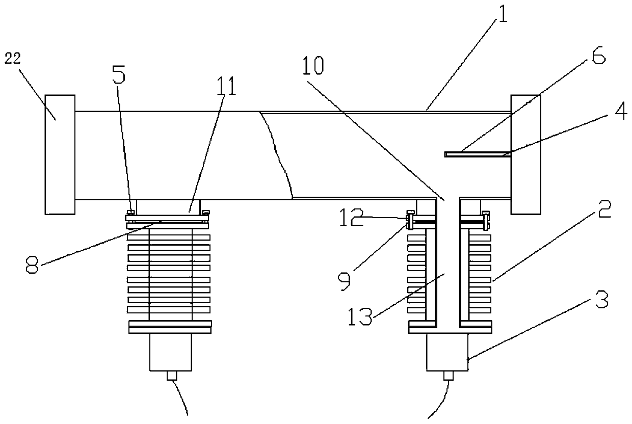 System and method for detecting carbon content of fly ash under dynamic condition of hollow metal waveguide