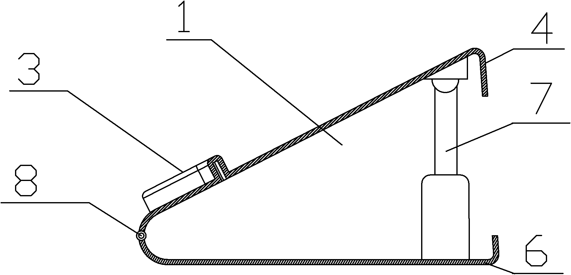 Human body self-weight rehabilitation therapeutic apparatus for lumbar and cervical vertebrae